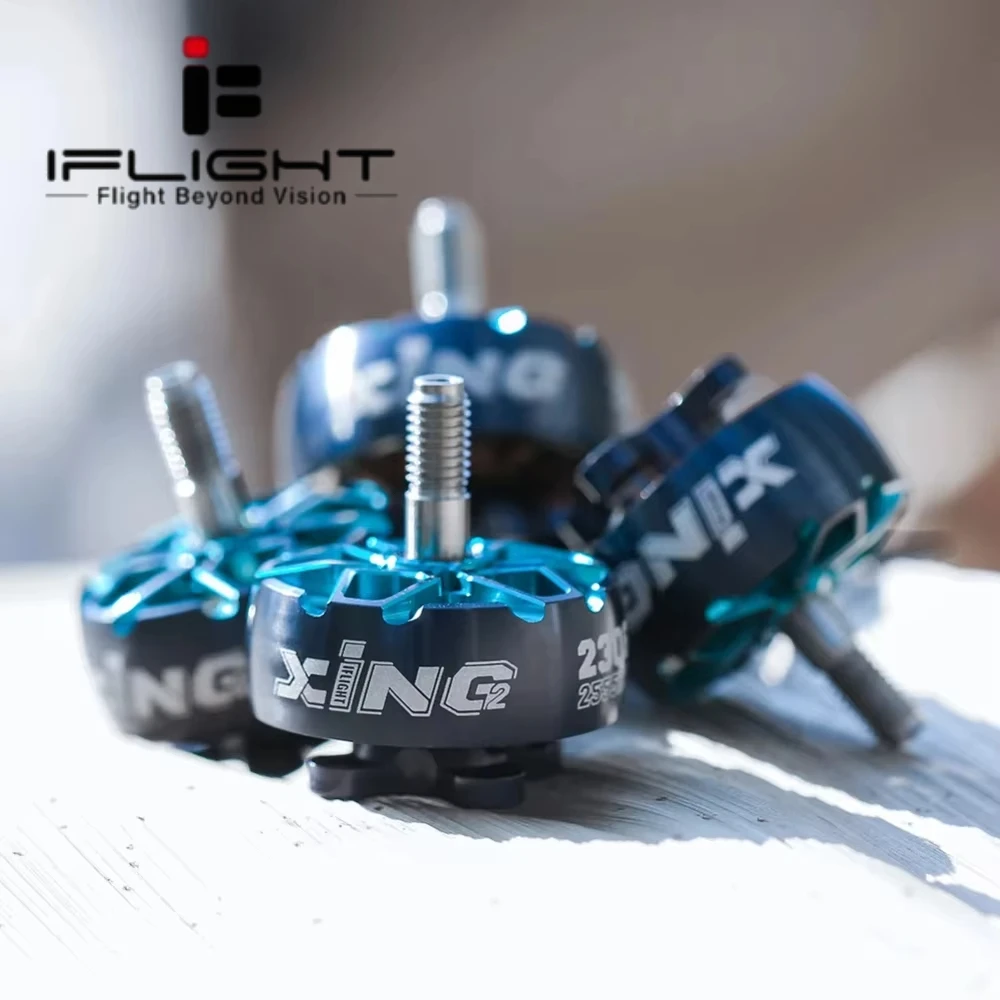 محرك iFlight XING2 XING V2 2207 / 2306 1755 / 1855 / 2555 / 2755KV 4-6S مع عمود 5 مم لطائرات بدون طيار RC FPV #5