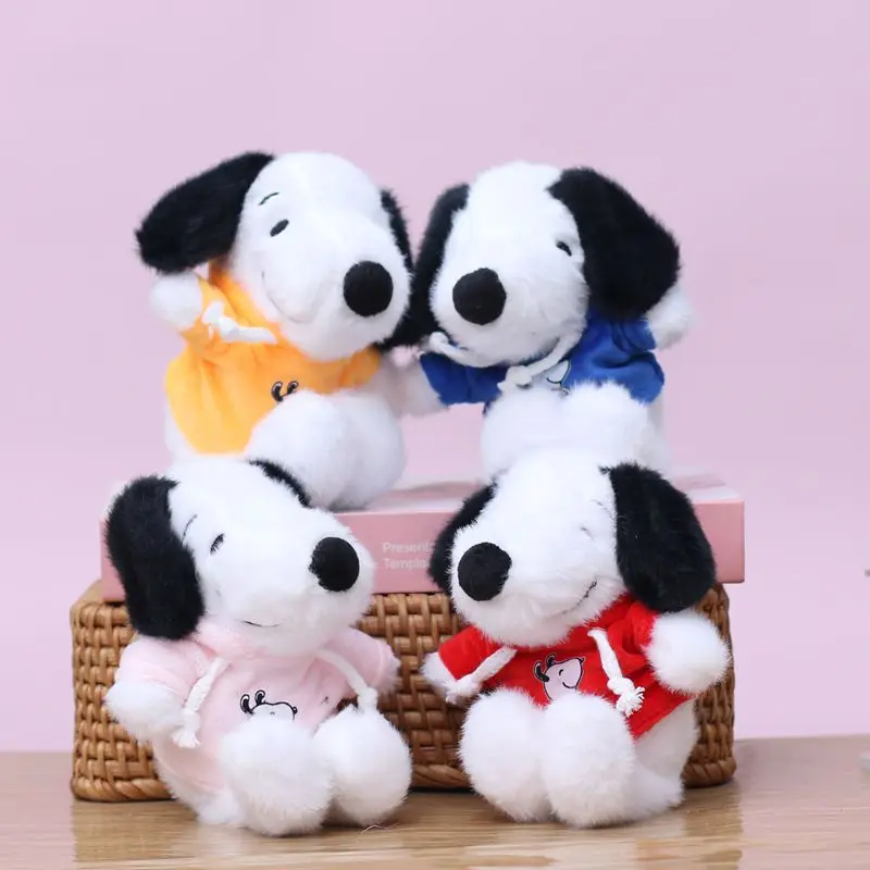 Snoopy Pluche Ornament Cartoon Kawaii Cross Dressing Snoopy Pluche Hanger Auto Ornament Student Rugzak Ornament Meisje Gift
