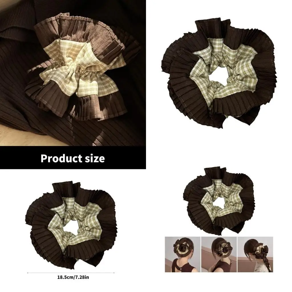 

R1WE Daily Носите кружевные волосы для девочек Женщины многослойные волосы эластичные кружевные скрещивания французские волосы