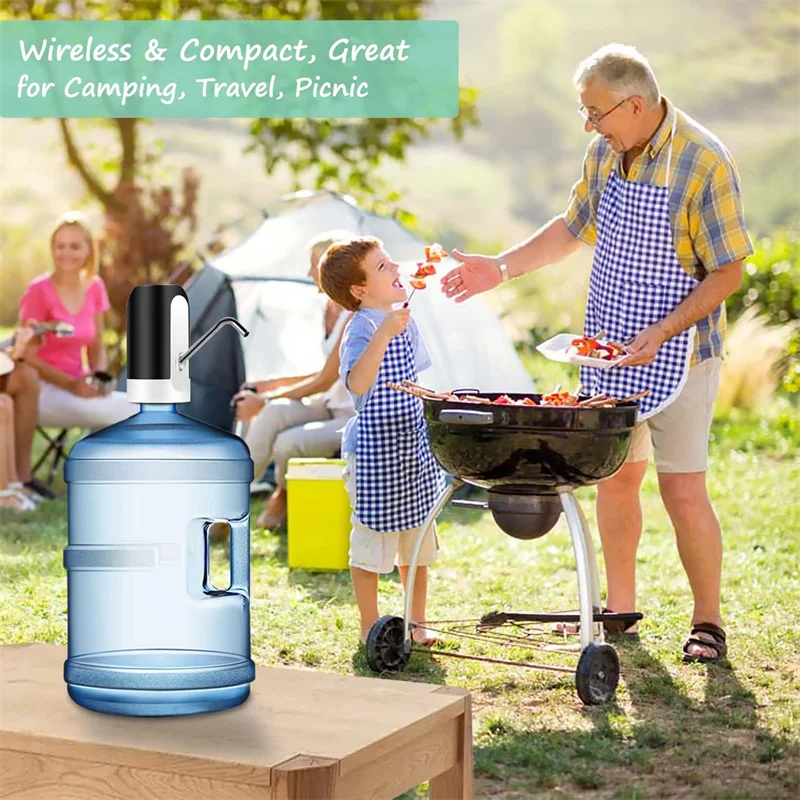 Drinking Fountain Water Bottle Pump Home Garden Automatic Switch One Click Kitchen Dining Room Mini Electric USB Charging Carboy