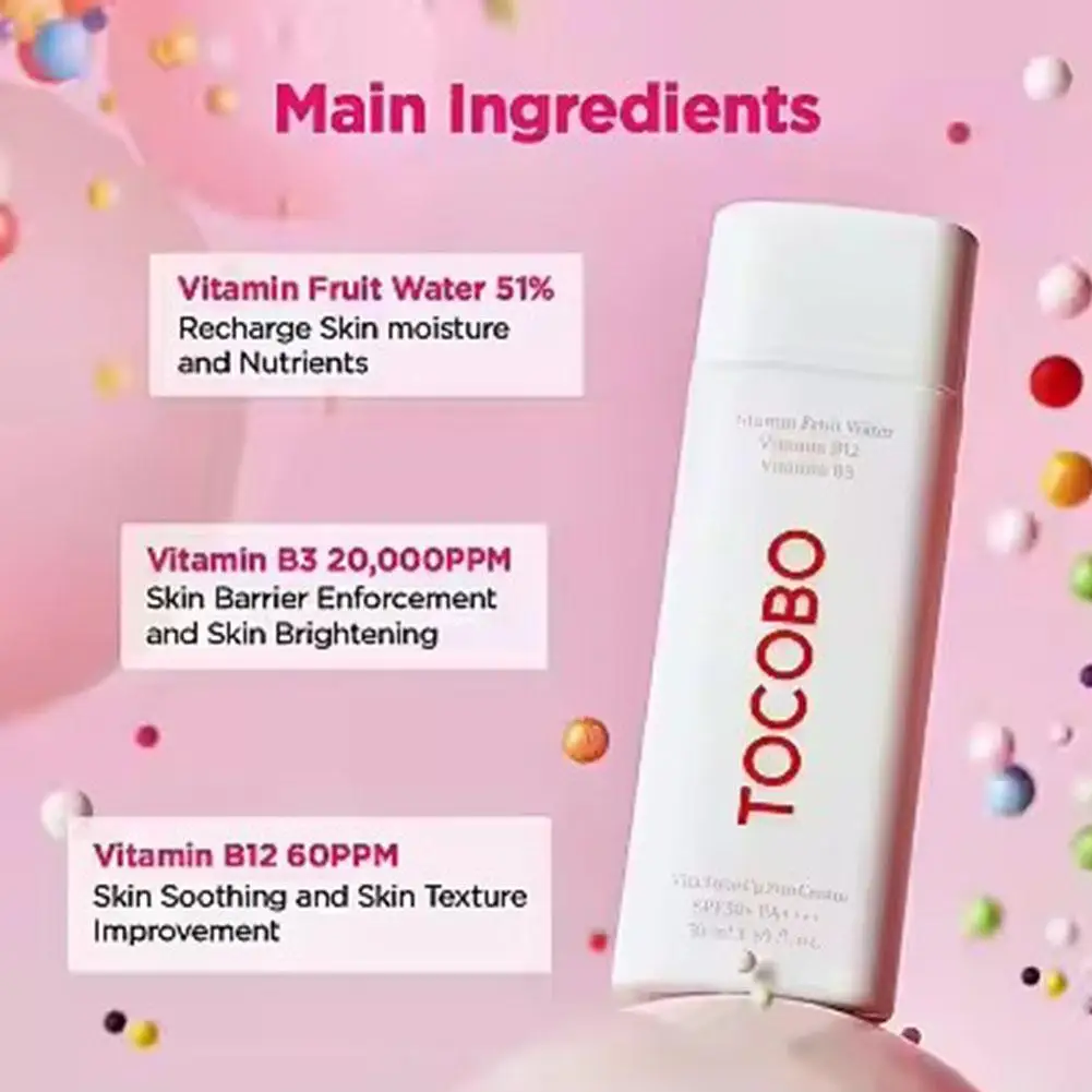 TOCOBO مرطب واقي من الشمس مهدئ، غير دهني، مضاد للأشعة فوق البنفسجية، أحمر شفاه لطيف بلون طبيعي مريح #4