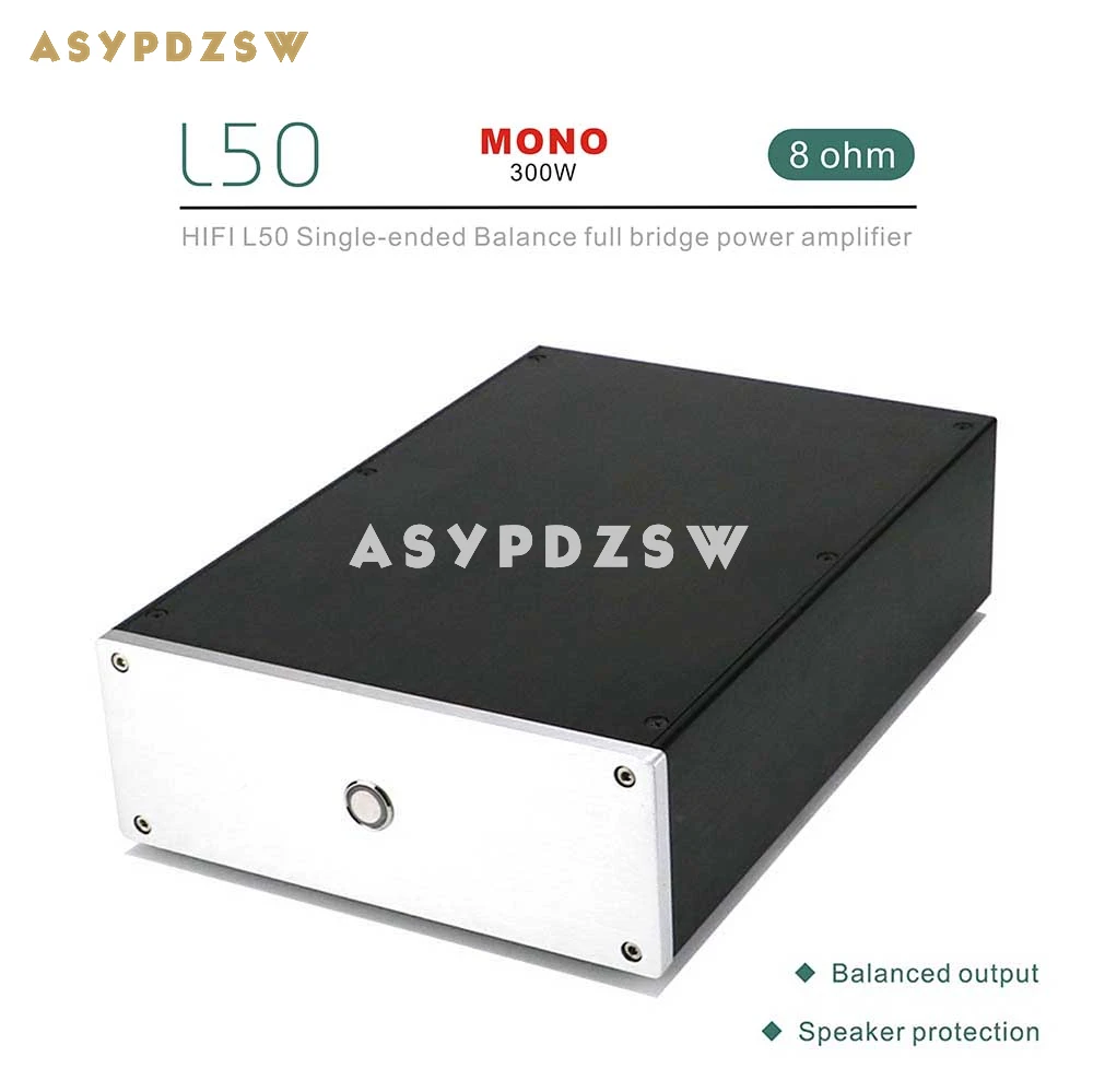 HIFI L50 Mono Single-ended balance Full bridge power amplifier With SPK protection