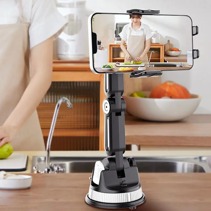 Car Suction Cup Phone Mount Adjustable Auto Navigation Stand Strong Suction Cup Phone Holding Tool For Instrument Panel