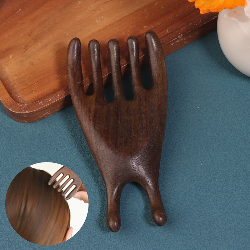 Five Claws Massage Comb Bergamot Head Massager Scalp Guasha Scraping Sandalwood Body Massage Tool Eye Nose Massage Tools