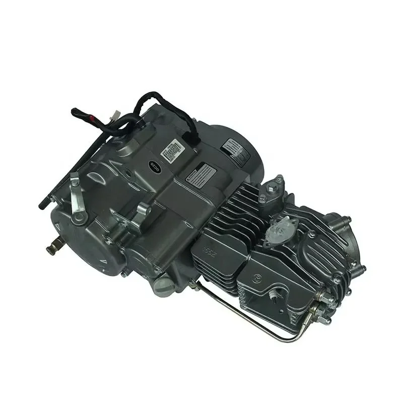 New 155cc 4 Stroke Air Cooled CDI Foot Start Complete Engine Assembly Universal for Road Motorcycle Replacement Spare Parts
