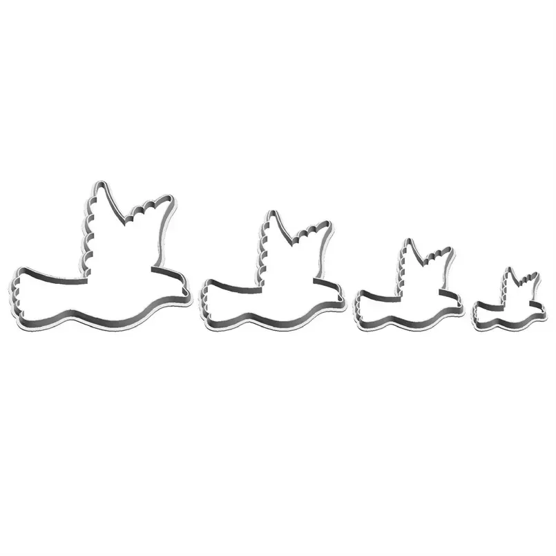 Plastic Molds,Four Specifications Cartoon Birds Image,Carrier Pigeon,Cake Fondant Tools,Cookie Sushi and Fruits Cutters