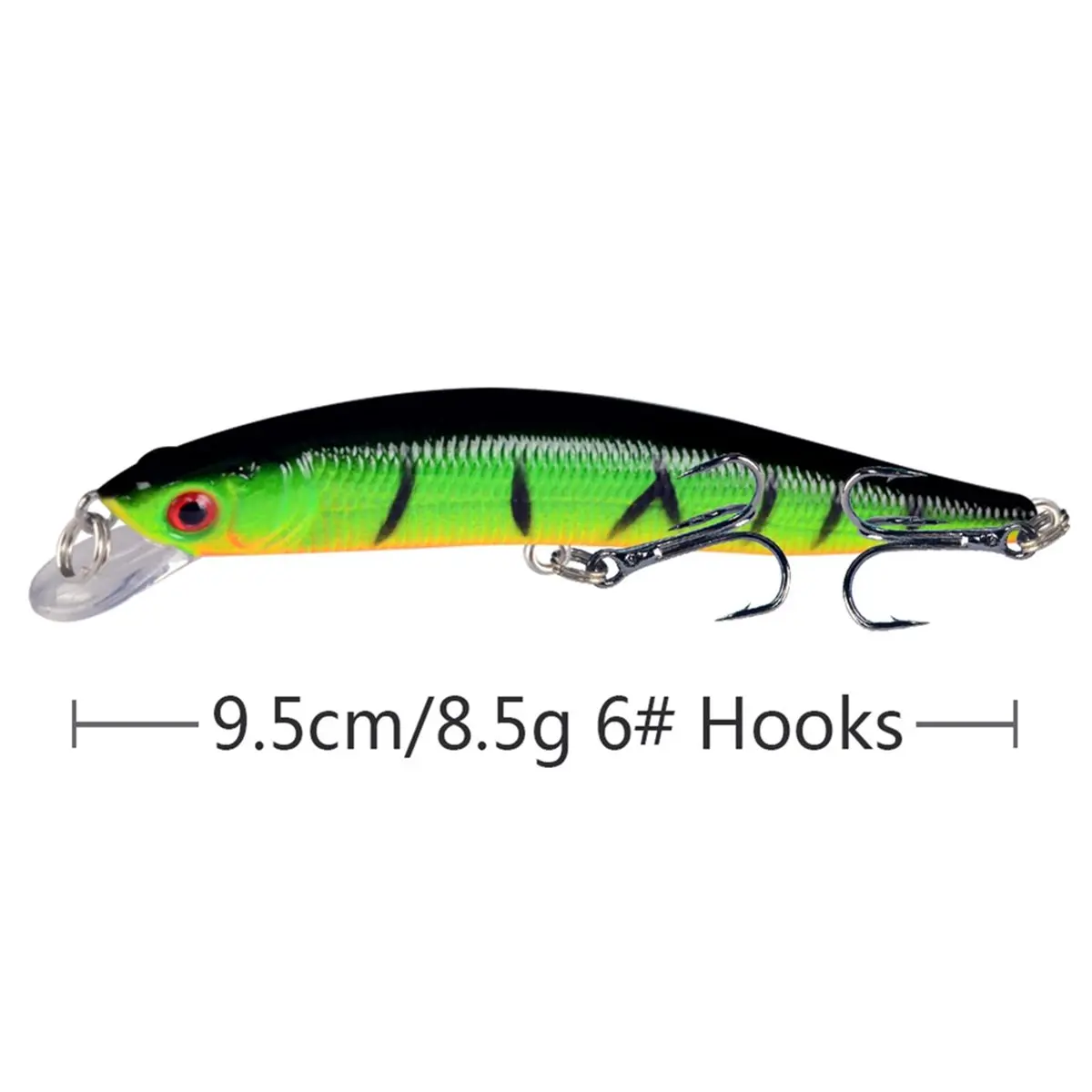 salego Versatile Sea Fishing Lures Set, Swimbait with Adjustable Diving Depth Treble Hooks for Freshwater and Saltwater
