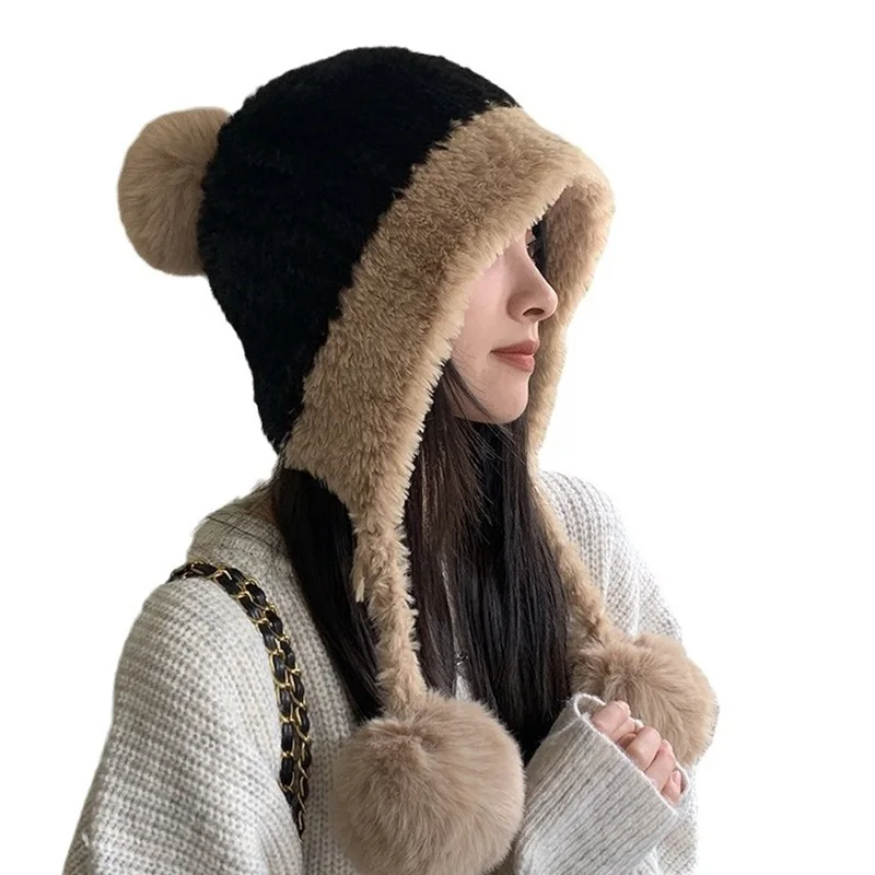 Fashion thickened autumn and winter warm hat for women, bonnets for women, beanies