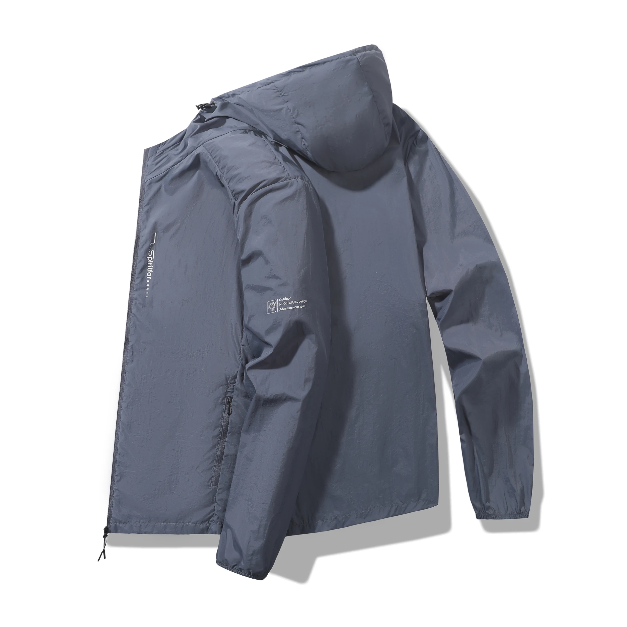 Jaqueta de sol de verão dos homens roupas de acampamento ao ar livre casaco de pele de secagem rápida esportes protetor solar ciclismo caminhadas pesca jaqueta de acampamento