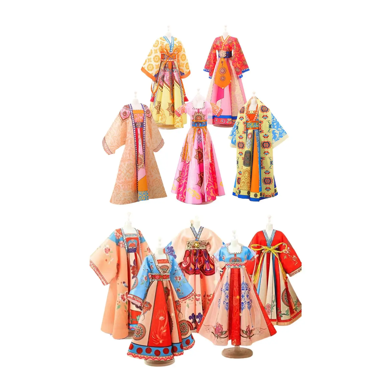 DIY Hanfu Clothes Toys DIY Arts Crafts Kits Valentines Day Gifts for Girls Age 8-12 Toys