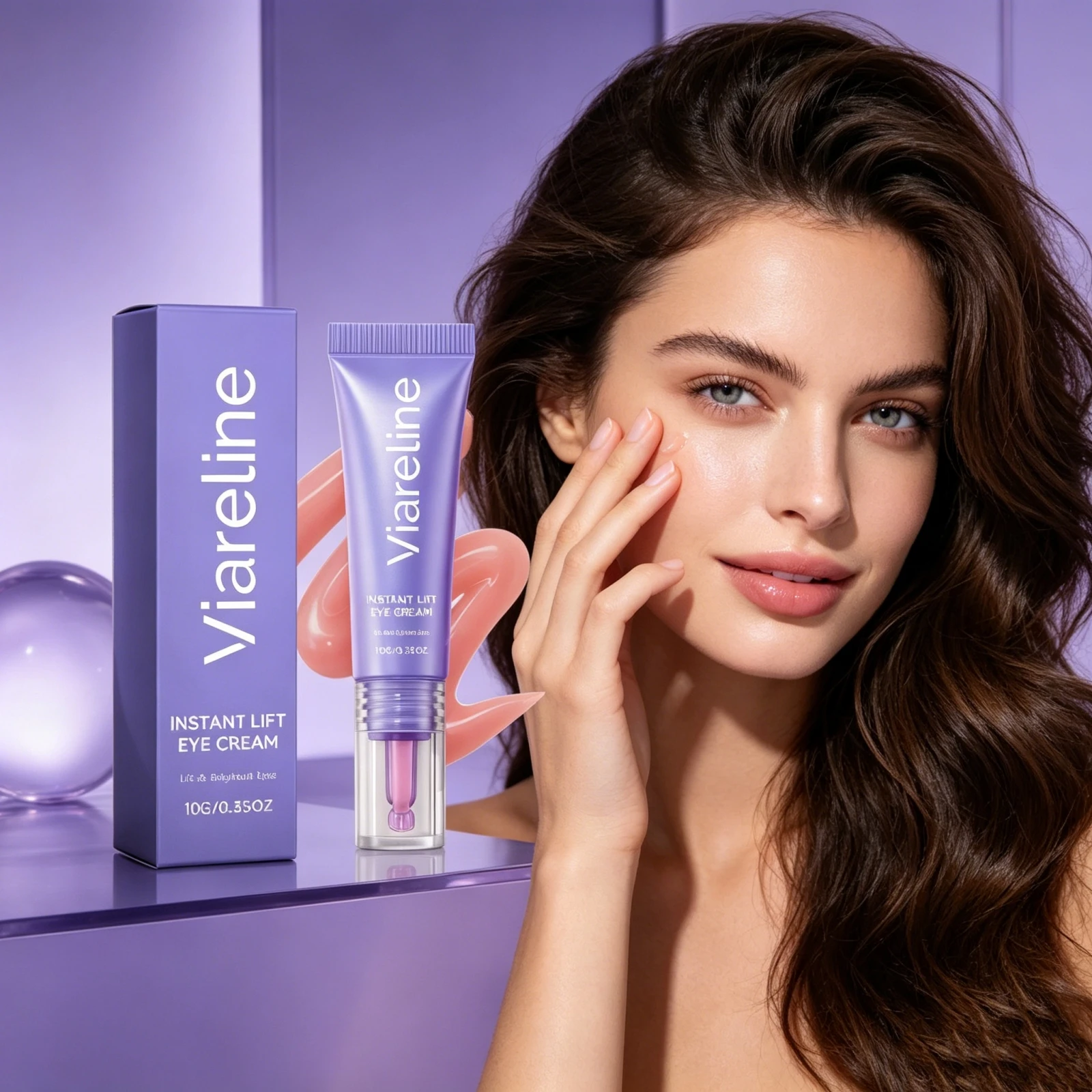 Caffeine Eye Serum - Elastische Kollagen-Lifting-Augencreme, verblasst Augenringe, reduziert Tränensäcke,
