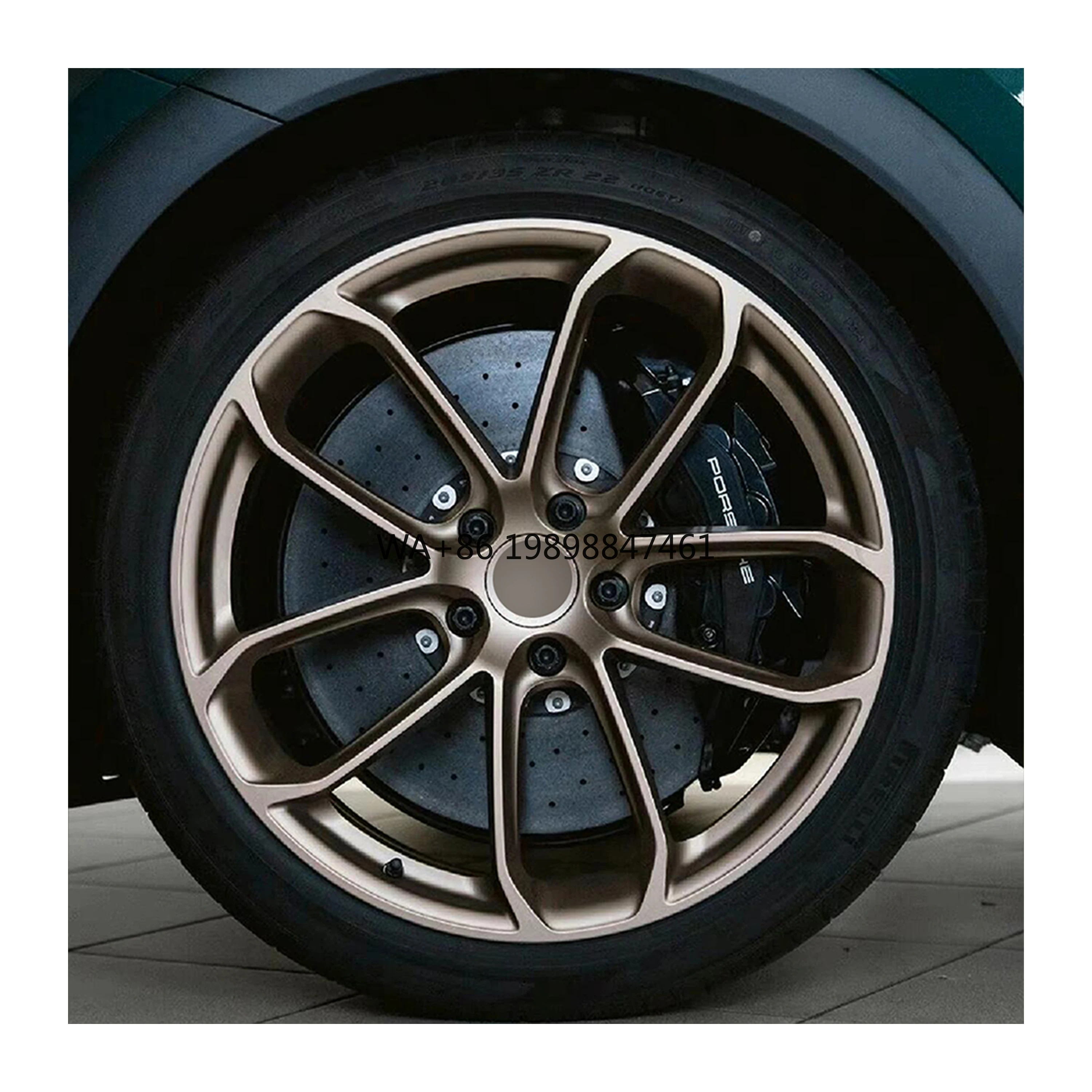

Matte Bronze 22-Inch Forged Wheels Tailored Classic Style Car Wheels 40mm ET for E3 Turbo GTS 2018-2023 New