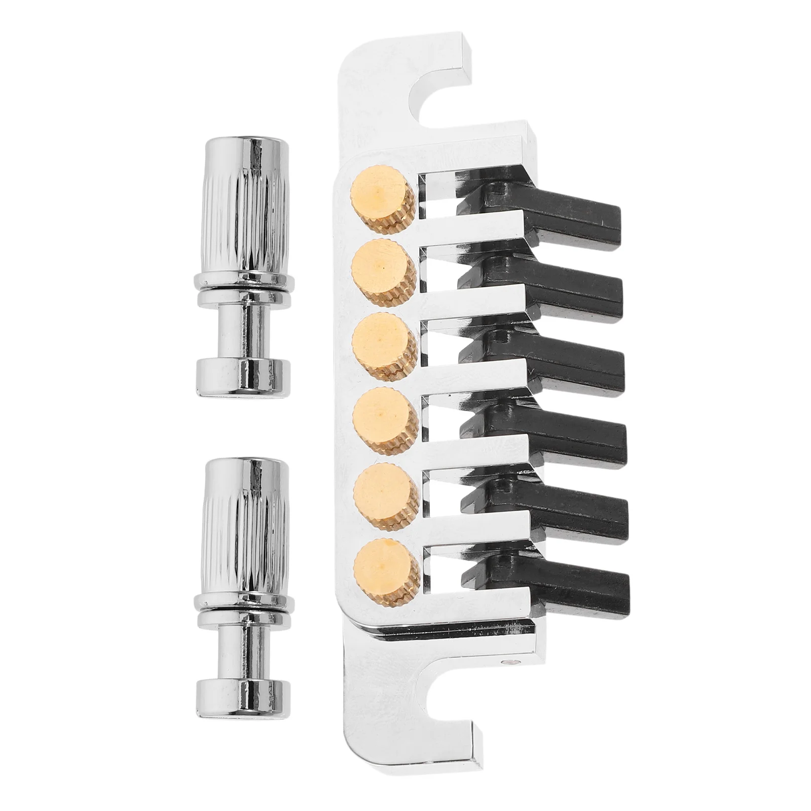 

1Set Creative Durable Metal Guitar Tailpiece Saddle Bridge Replacement Parts for Acoustic Electric Bass Guitar Accessories