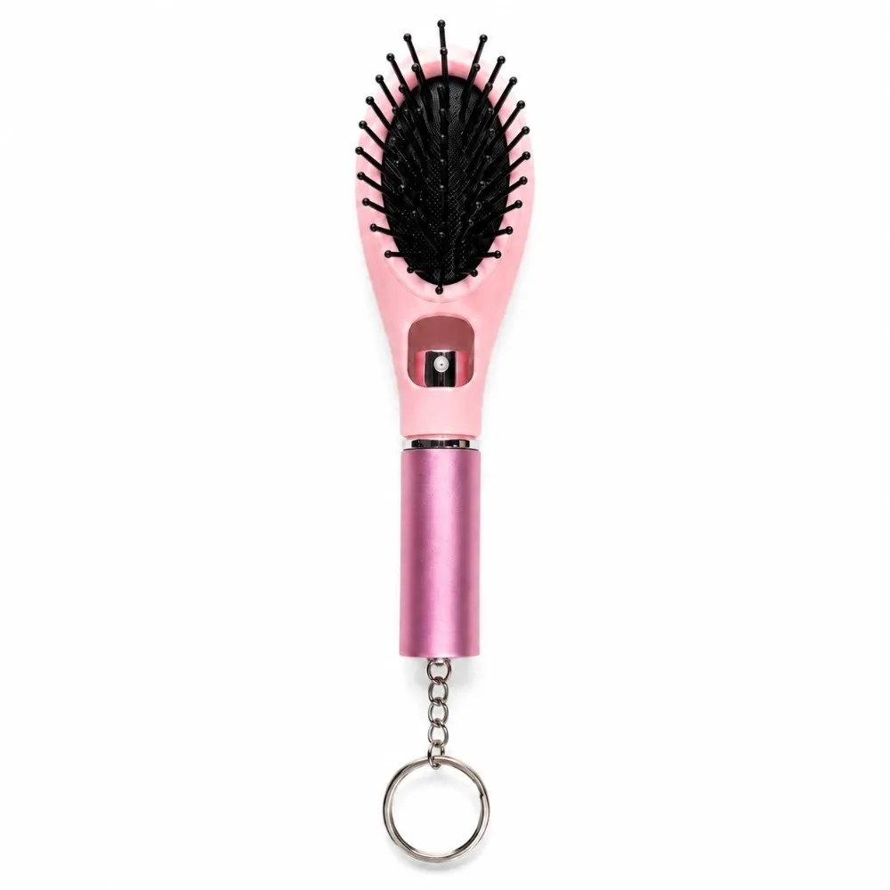 Multi-Function Misting Hair Brush Hair Care Scalp Nourish Spray Massage Comb Anti-Frizz Anti-Static Hair Brush with Keychain