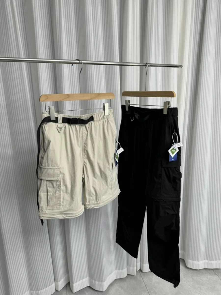 

Quick Dry Removable Outdoor Workwear Casual Pants for Men Spring Autumn Straight Leg Long Trousers Youth Fashion Color