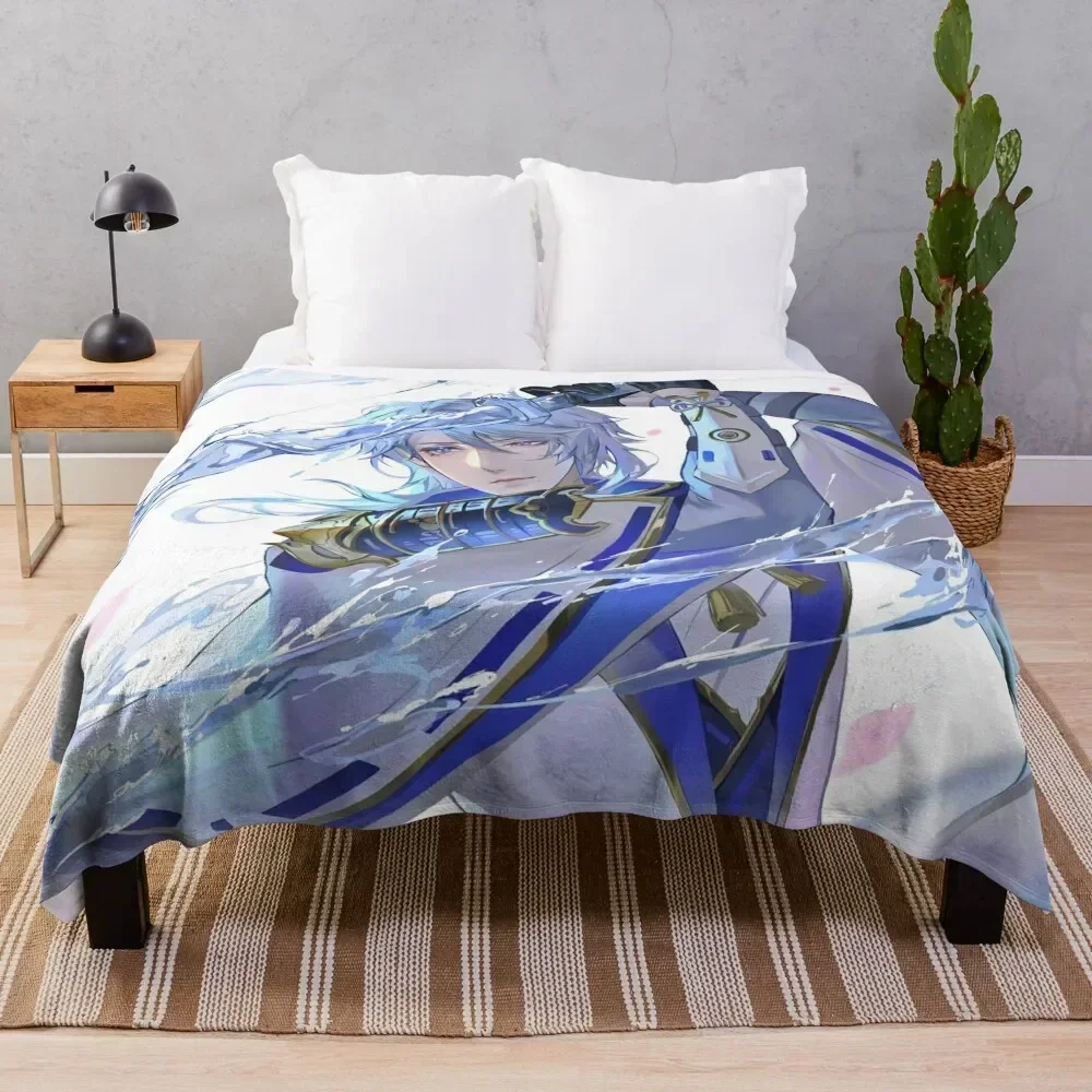 

Kamisato Ayato Throw Blanket Soft Warm Blanket Gift for Men Women Adults