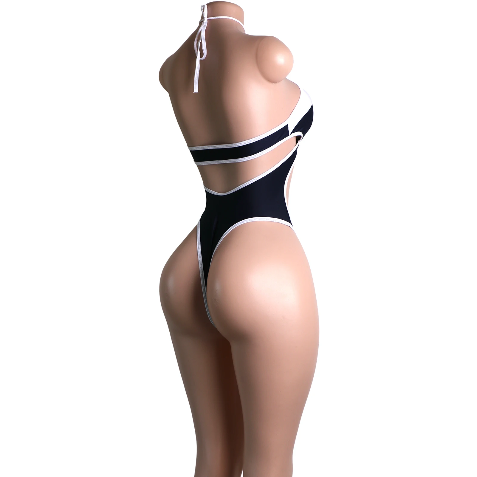Performance Wear Women Exotic One-Piece Bodysuit Stage Club Outfits Sexy Lingerie Bra Thong Stripper Dancing Designer Apparel view 5