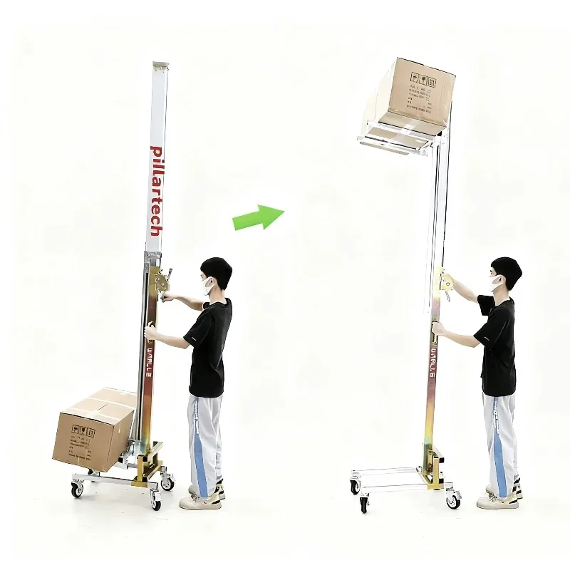 Cabinet Installation Lift Mobile Hoist 60kg 80kg Portable Stackable AC Install Tool For Furniture Moving