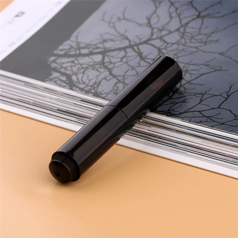 

HJ-Mini Pocket-Size Eyedropper Fountain Pen Writing Ink Pen F Nib Ink Pen Portable Mini Pocket Pen