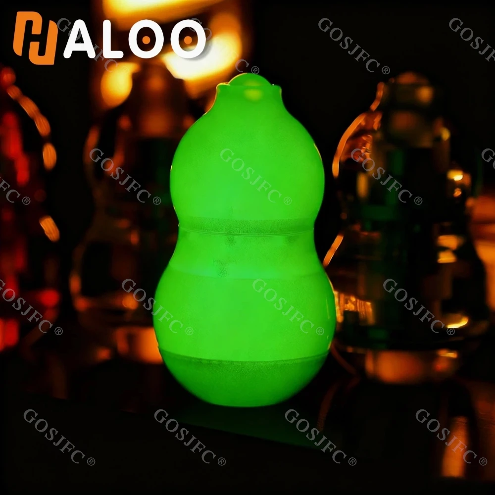 HALOOPLAYER EDC مضيئة القرع تململ سبينر ألعاب متململة للبالغين لعبة لتخفيف الضغط عملة اللمس #3