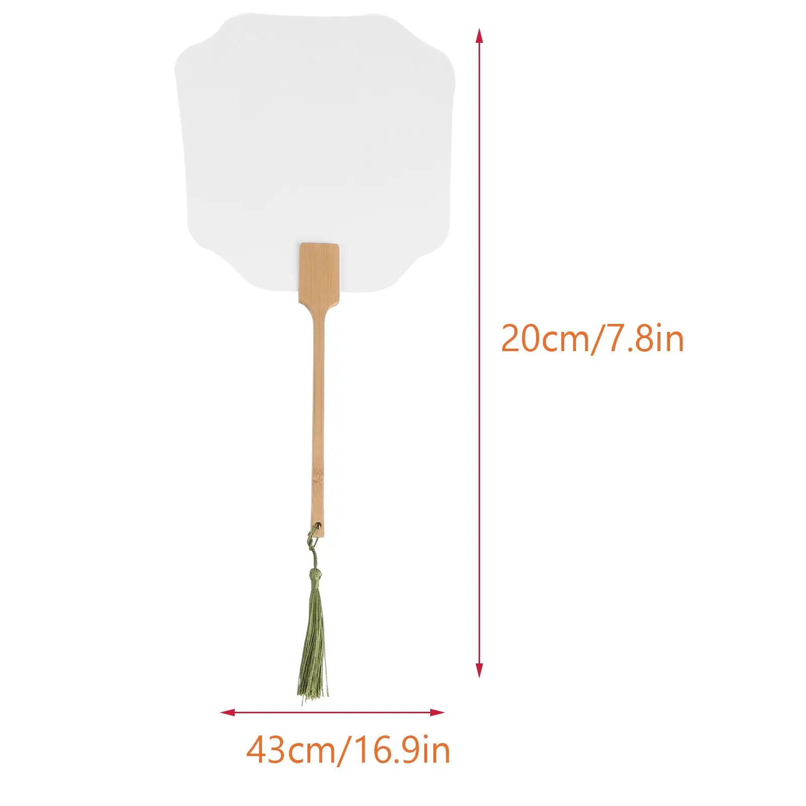 Ventaglio fatto a mano da 4 pezzi bianco pieghevole fai da te in stile classico cinese ventagli in legno design vuoto pittura artigianale decorativa