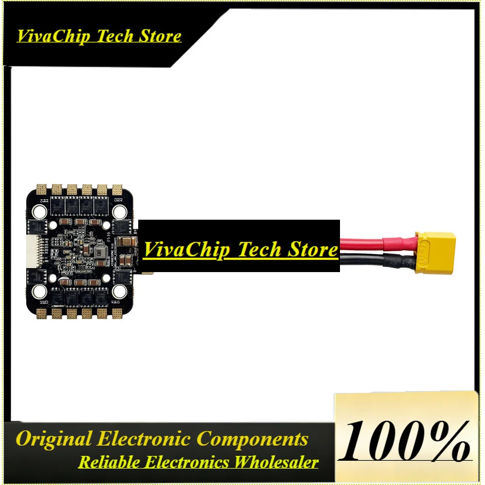 Viva30x30mm RadioLink 80A 2-6S 4in1 Brushless ESC AM32 AT421 MCU Compatible With PWM Dshot300 Dshot600 For 3-22Inch Racing Drone