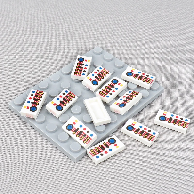 10PCS/LOT Printed Building Block 3069 Machine Control Panel Pattern Model Equipment Accessories Small Particle Assembly Toy