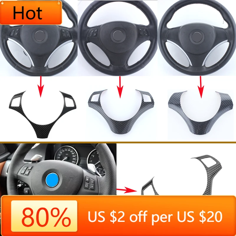 

Бамперы, декоративная накладка на панель рулевого колеса для BMW 1 3 серии E90 E92 E93 2005-2012 E82 E87 X1 E84 2004-2011 Ca