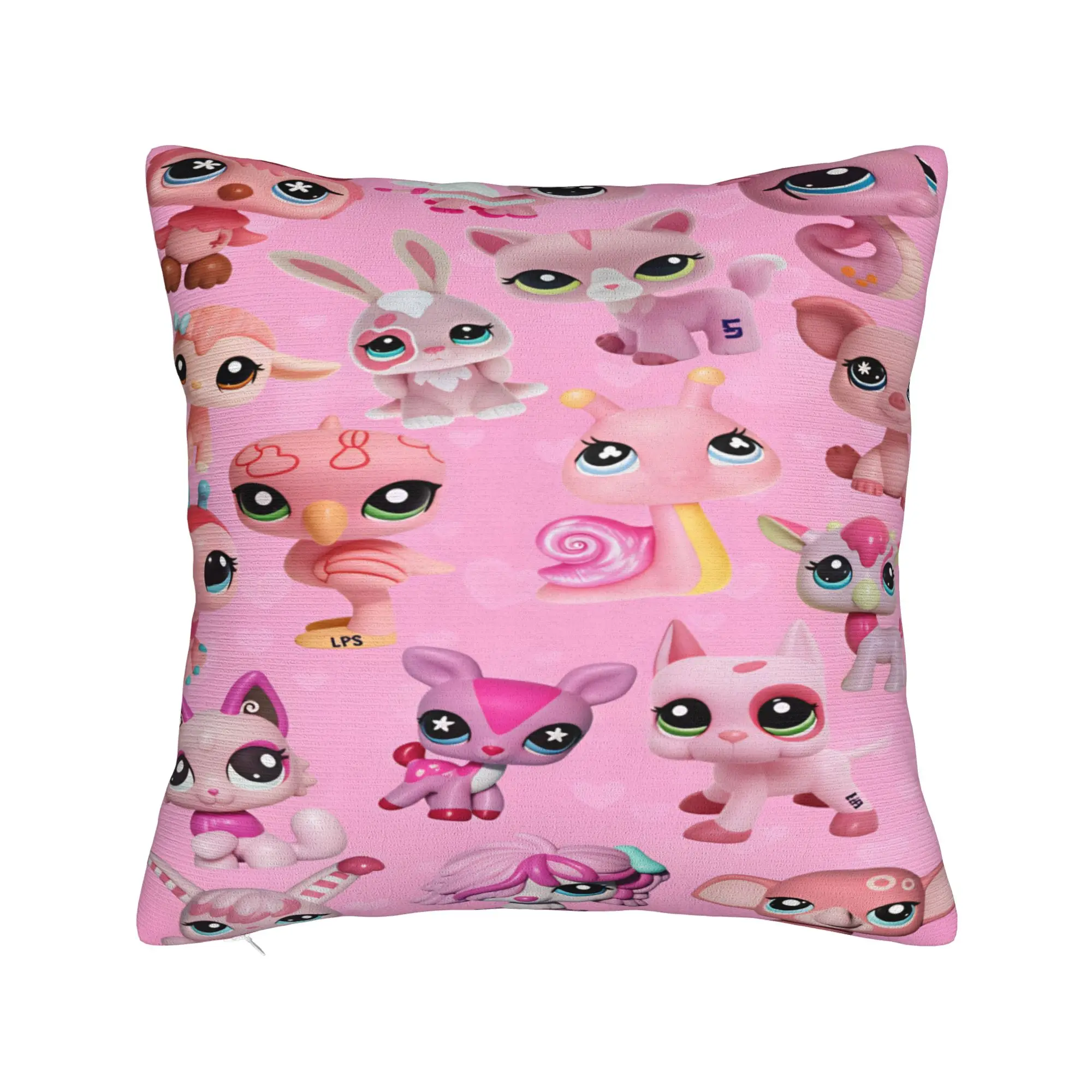 Littlest Pet Cute Pillow Case  Comfy Pillow Cover Vintage Pillowcases For Sofa Bedroom Home Decor