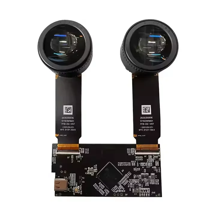 SeeYA pancake diopter adjust +1D~-5D fov 90 degree optical module VR Pancake Optical Module with 2560x2560 micro OLED display