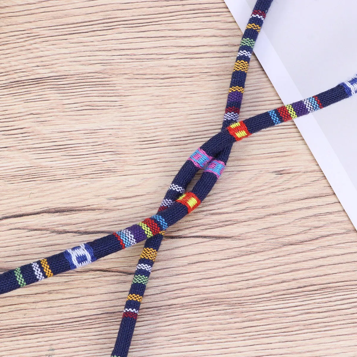 

Anti-Lost Eyeglass Chain Ethnic Style Flexible Cord For Men Women Sunglasses Reading Glasses Optical Frames Dark Blue