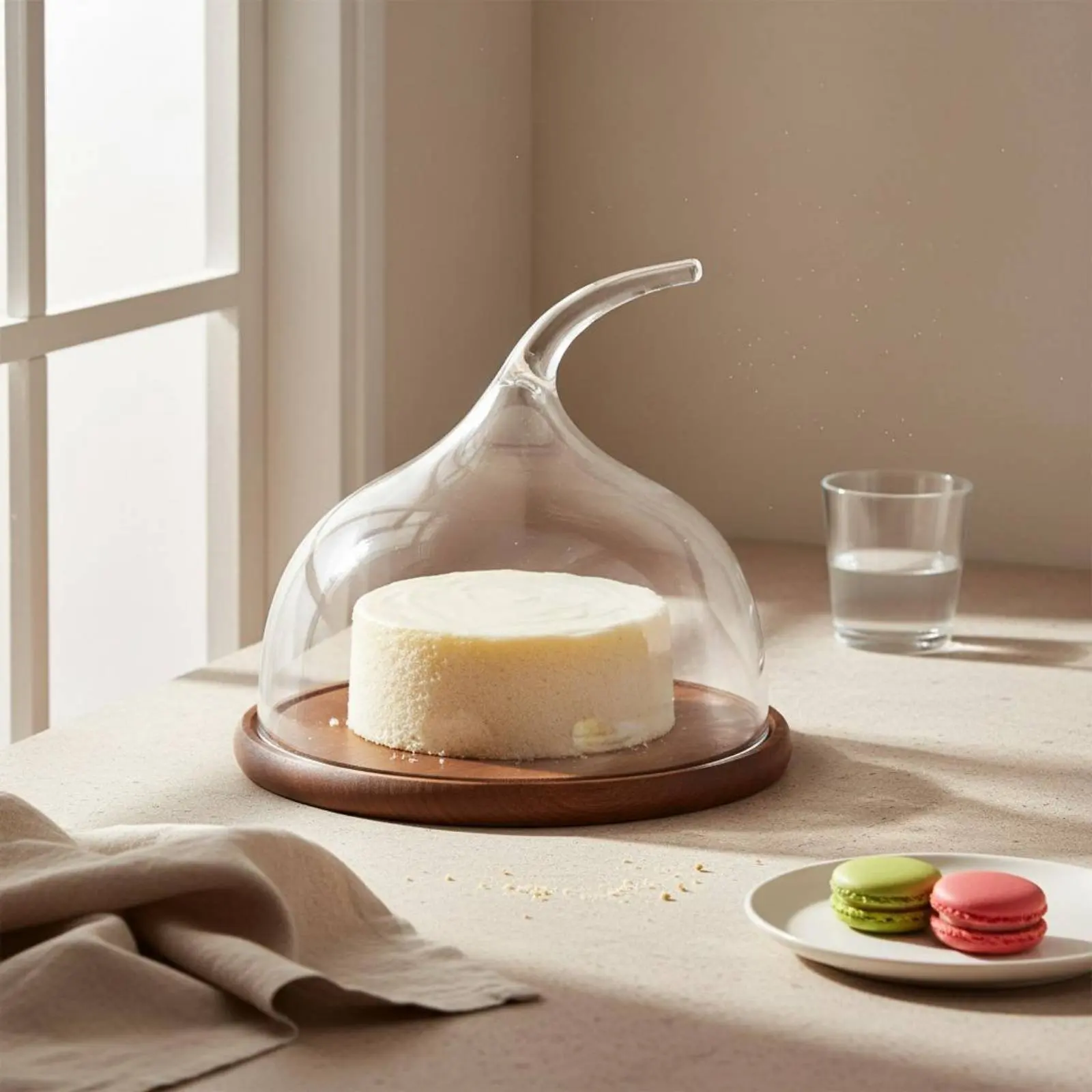 

Прозрачный колпак для десертов, устойчивый к царапинам, прозрачный пластиковый колпак для торта, долговечный и прочный акриловый колпак для еды