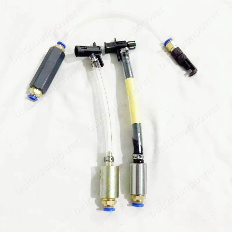 

Pressure Piezo Diesel Injector Test Oil Return Check Valve Booster Valve 10bars with Tube Quick Connect Joint for Bosch Siemens