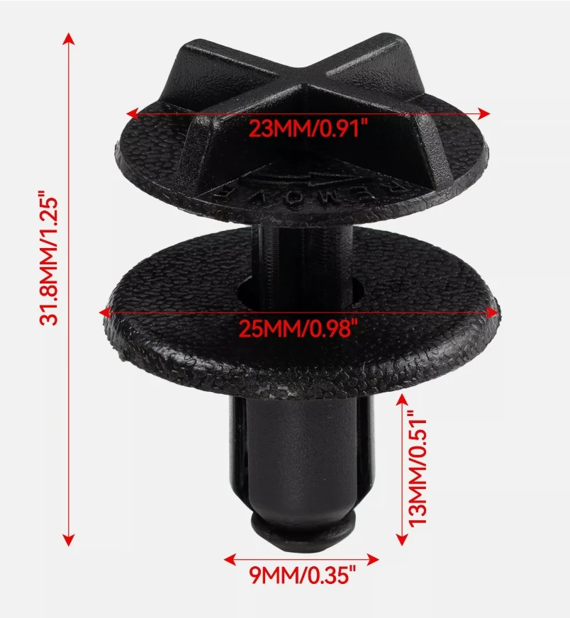 20 قطعة/المجموعة محرك السيارة بطارية درع كليب لاند روفر ديسكفري رينج روفر LR024316 النايلون غطاء بطارية السيارة القلنسوة لوحة كليب