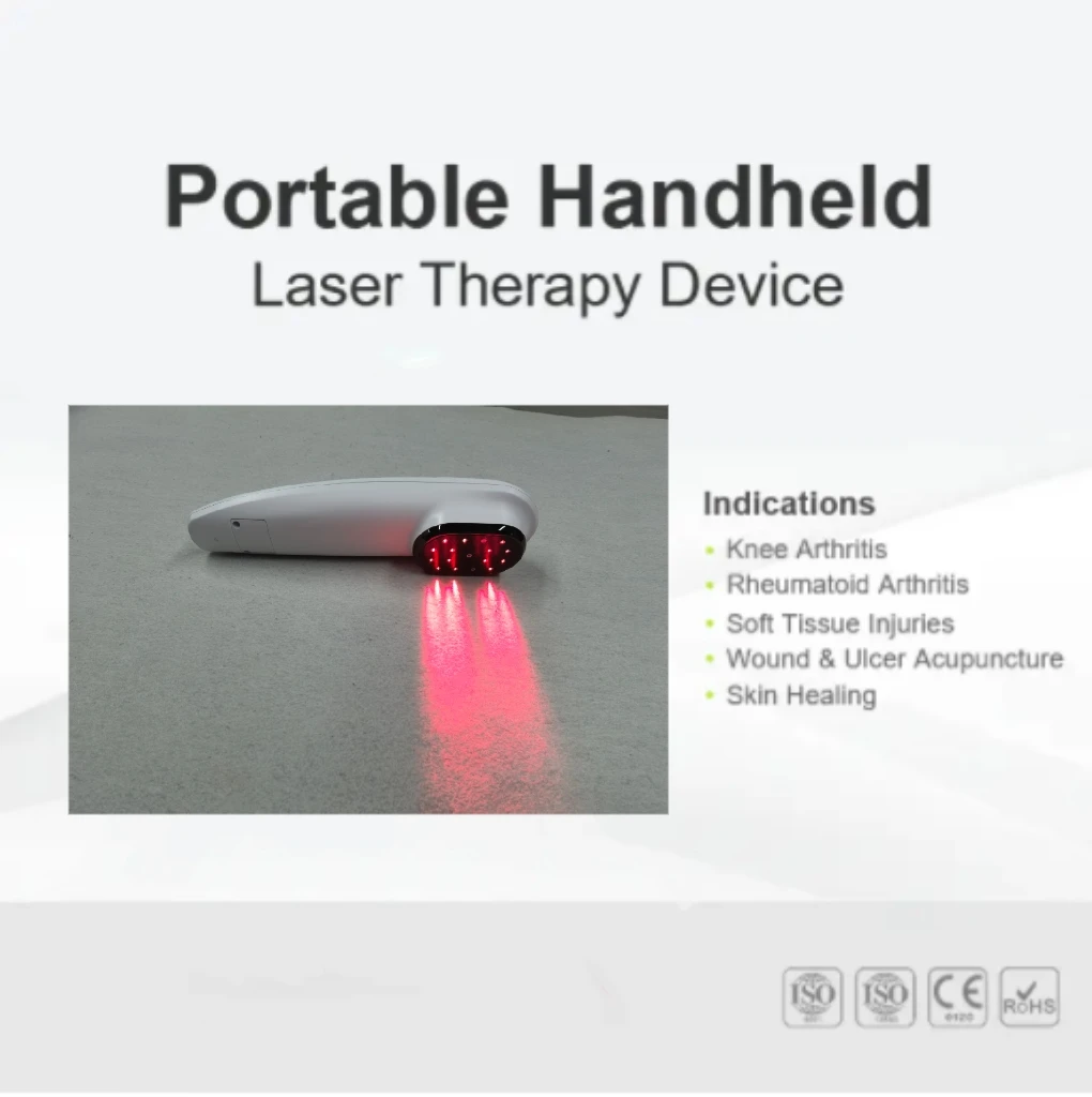 

Dual Wavelength 650nm 808nm Cold Laser Physical Therapy Equipment Professional Grade Home Health Care Device for Chronic Pain