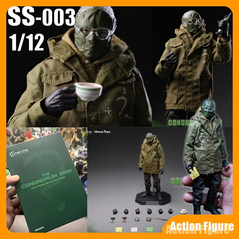 

In Stock Venus Toys Ss003 1/12 Scale Male Soldier Conundrum Man Edward Full Set 6inch Action Figure Model Toy Fans Collect Gifts