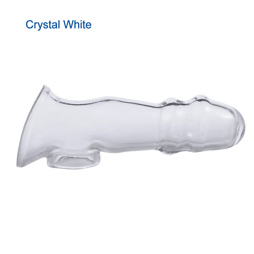Penis Ring Penise Enlargement Sleeve For Penis Semen Lock Ring For Men Reusable Sexy Toys Cock Sleeve Extender Ejaculation Delay view 2