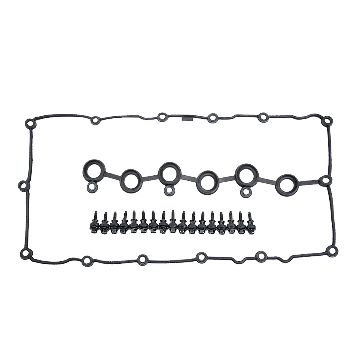 Engine Valve Cover with Bolts&Seal 03H103429L,03H103429B/H/C/D For AUDI Q7 2006-10,VW EOS,Passat B6/B7,Phaeton,Touareg 3.6V6 FSI