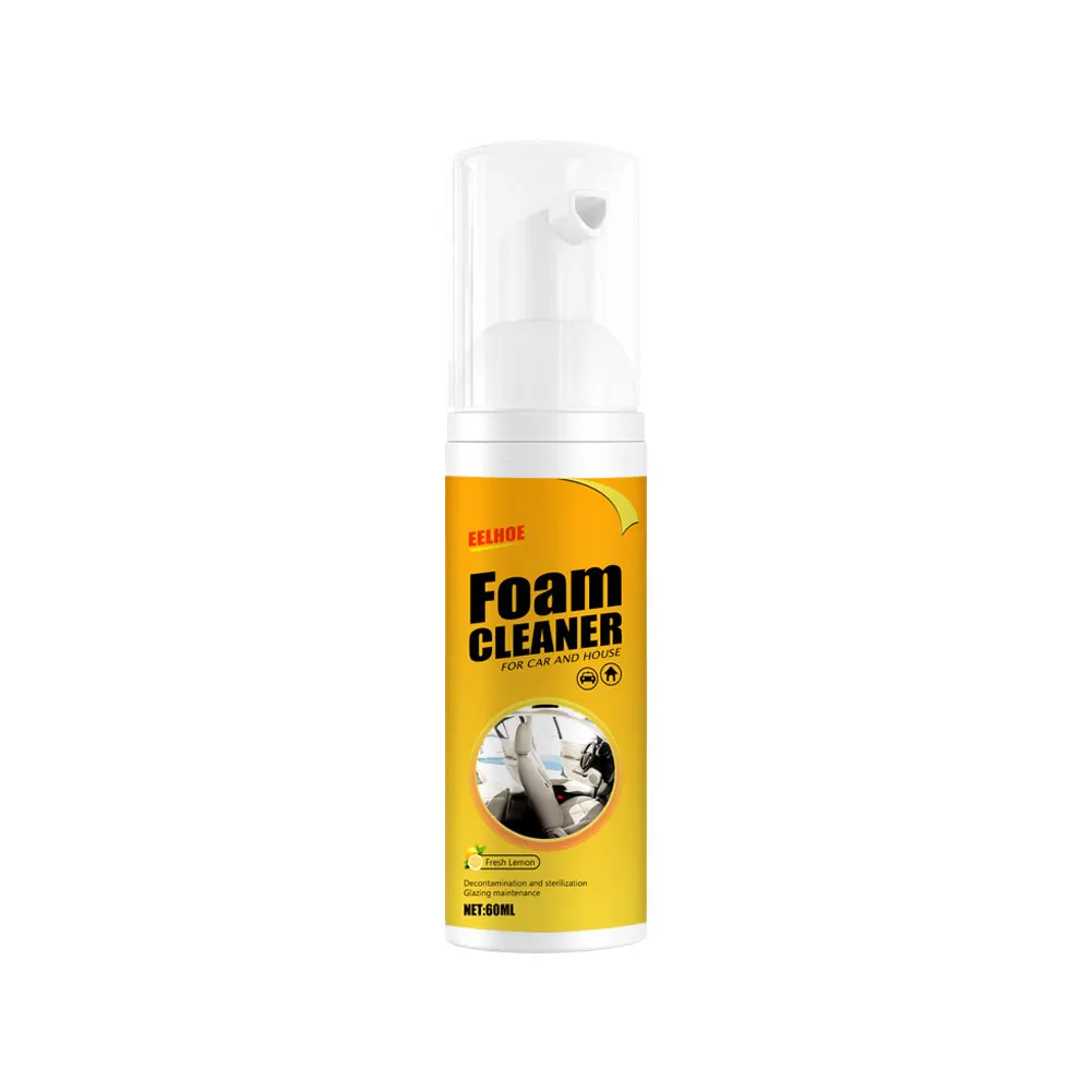 30/60/100/150ML Spray Foam Cleaner Car Stain Remover Foam Cleaning Agent Car Interior Wash Maintenance for Auto Home Use