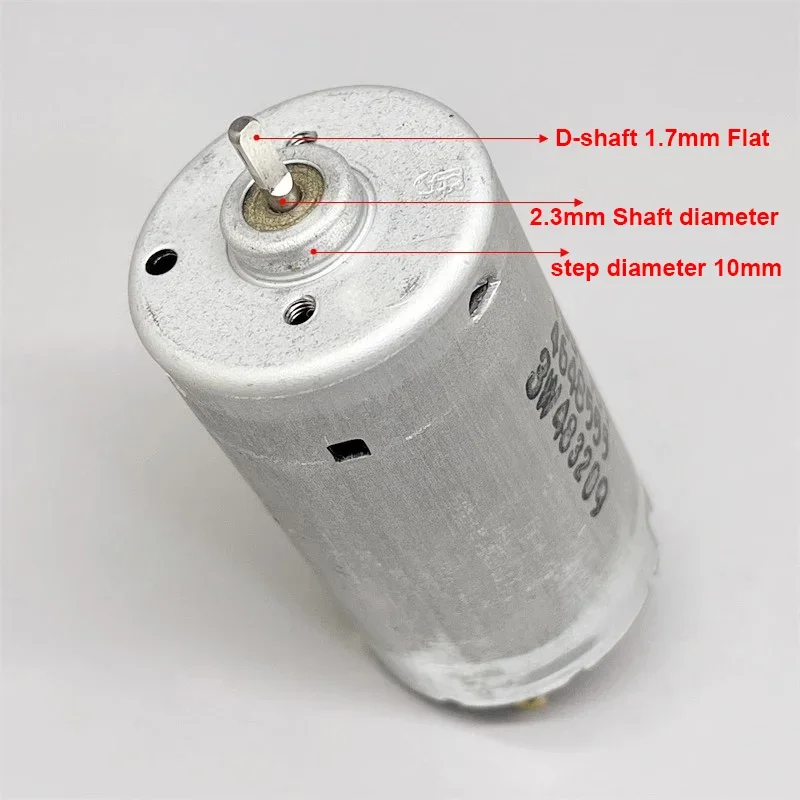 Johnson 1031167 RS-390  DC 12V 15V Mini 28mm 390 Electric Motor D-Shaft For Sweeping Machine Sweeper Robot Vacuum Cleaner