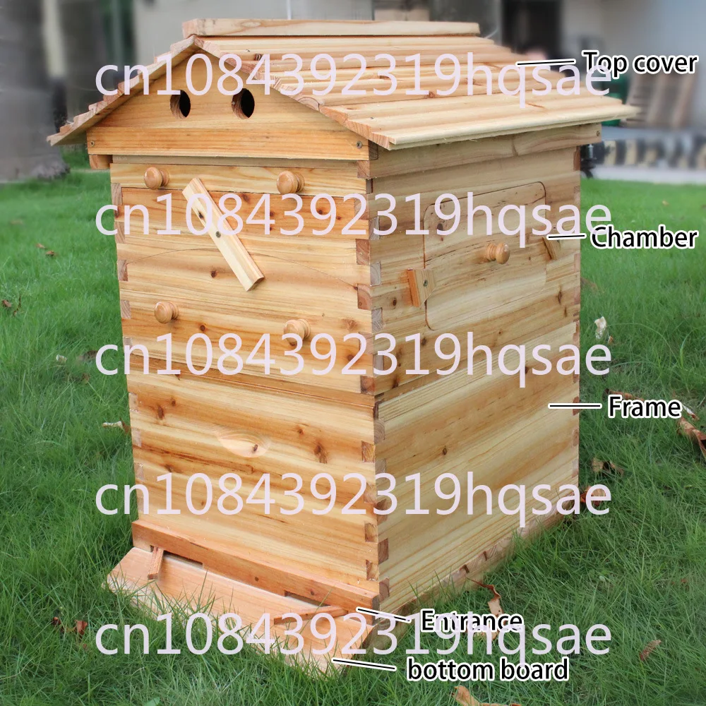 Export Type Hive Automatic Honey Flow Self-Flow Bee Hives Honey Nest Frame 69*41*51CM