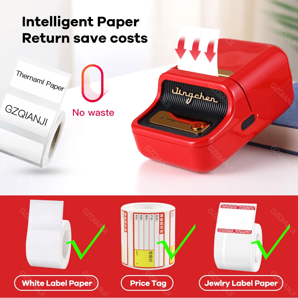 2022 New Niimbot B21 Handheld Small Portable Bluetooth Thermal Label Printer Paper for Jewelry Tag Price Tag Cable Label Printer
