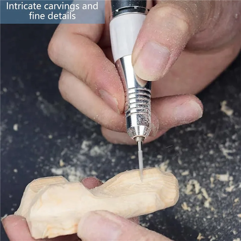 A53Q-ไม้แกะสลักเจาะBitsชุดสําหรับเครื่องมือโรตารี่ 12Pcsแกะสลักเจาะอุปกรณ์เสริมบิตงานฝีมือไม้บดเครื่องมือ 3 มม.