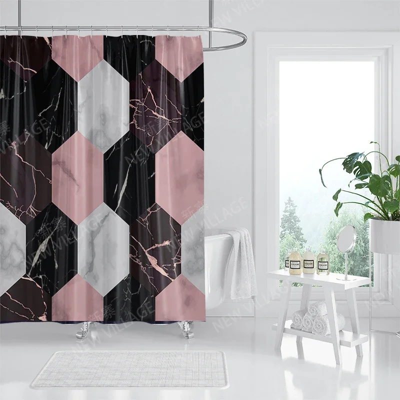 home shower curtains for bathroom colorful Marbling waterproof fabric bathroom Curtains modern shower curtain 180x200 240x200