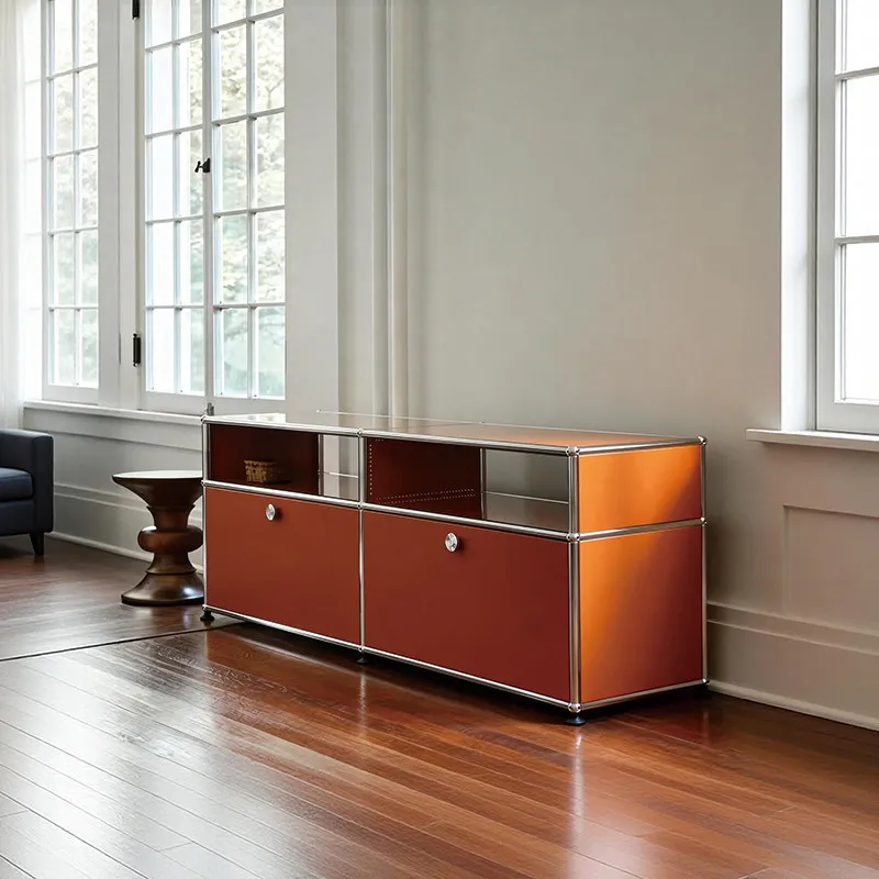 

Living room side cabinet Middle antique module Floor-to-ceiling chest cabinet Storage display Storage side cabinet