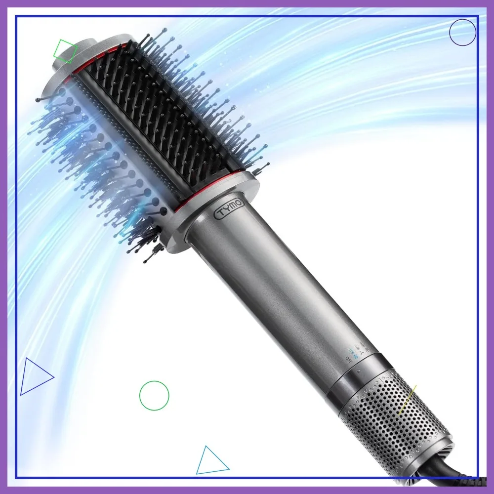 5-in-1 Hair Blow Dryer Brush: Lightweight, 3X Faster Drying, Ionic Anti-Frizz for Smooth Straight & Curly Styles
