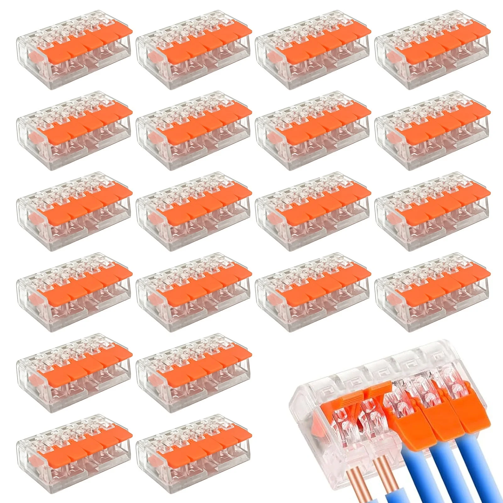 Conector de Terminales de Empalme Rápido de 5 Vías Pro 32A Brinna