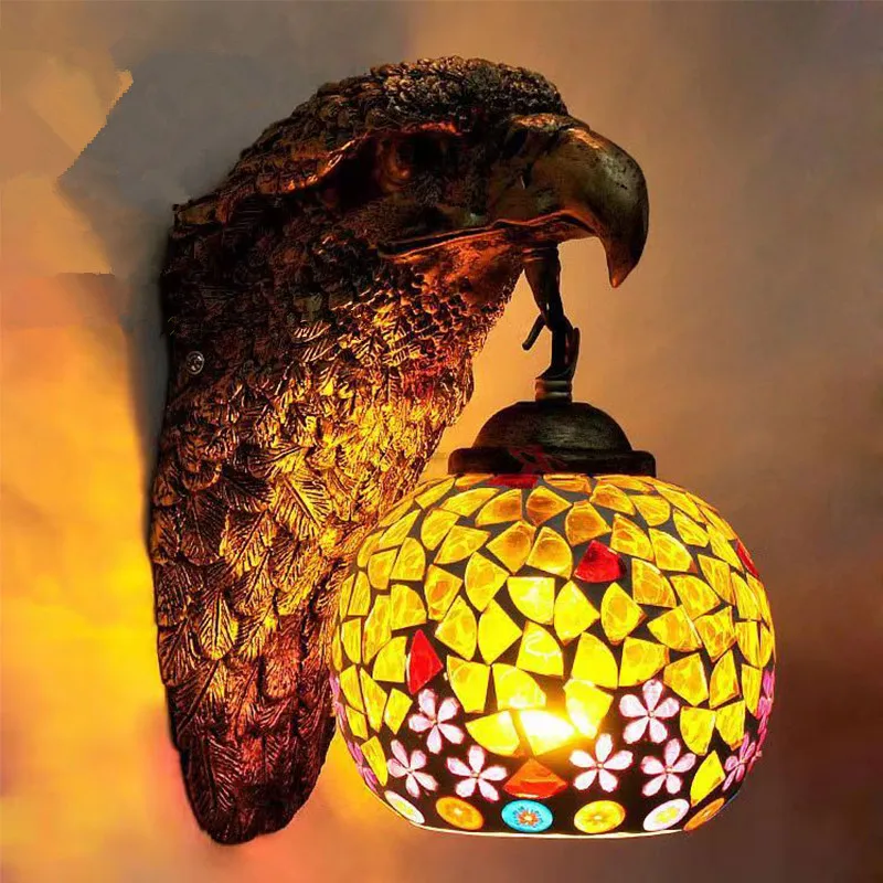 APRIL Contemporary Eagle Wall Lamp Personalized And Creative Living Room Bedroom Hallway Bar Decoration Light