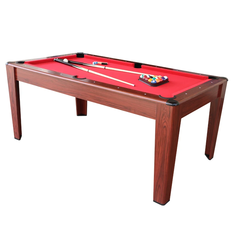 Custom 6ft Indoor Snooker Table With MDF Mat And PVC Pocket For Home Office Use Parent-child 9ft Pool Table