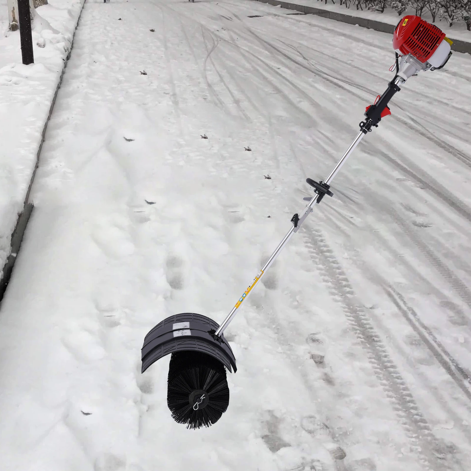 1.25kw Krachtige 52CC Hand Held Reiniging Veegmachine Bezem Oprit Kunstgras Schone Sneeuwbladeren